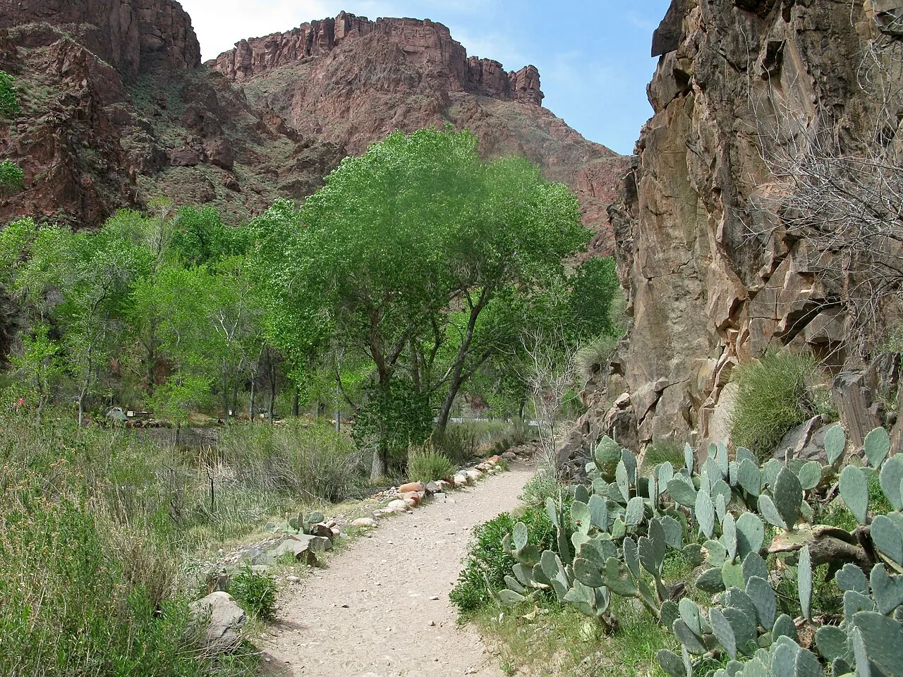 Phantom Ranch, Grand Canyon: Grand Canyon Approaching Phantom Ranch